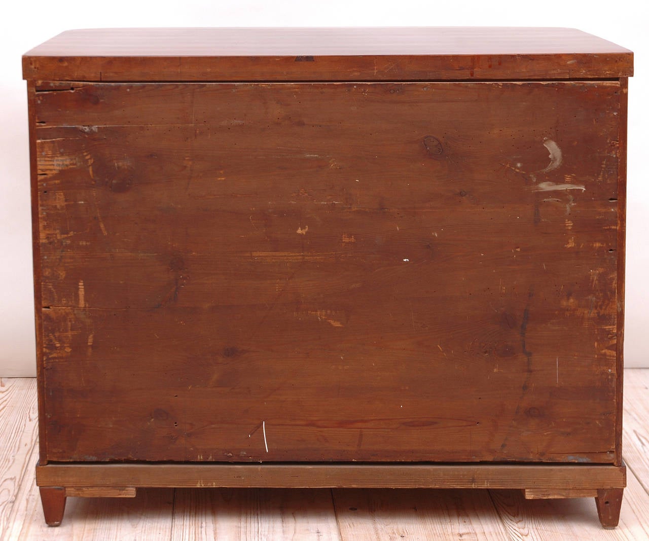 Antique Empire Chest of Drawers in Cuban Mahogany with Interior Writing Surface For Sale 6