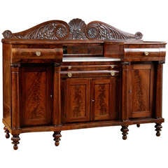 Buffet Empire américain de Philadelphie:: c. 1830