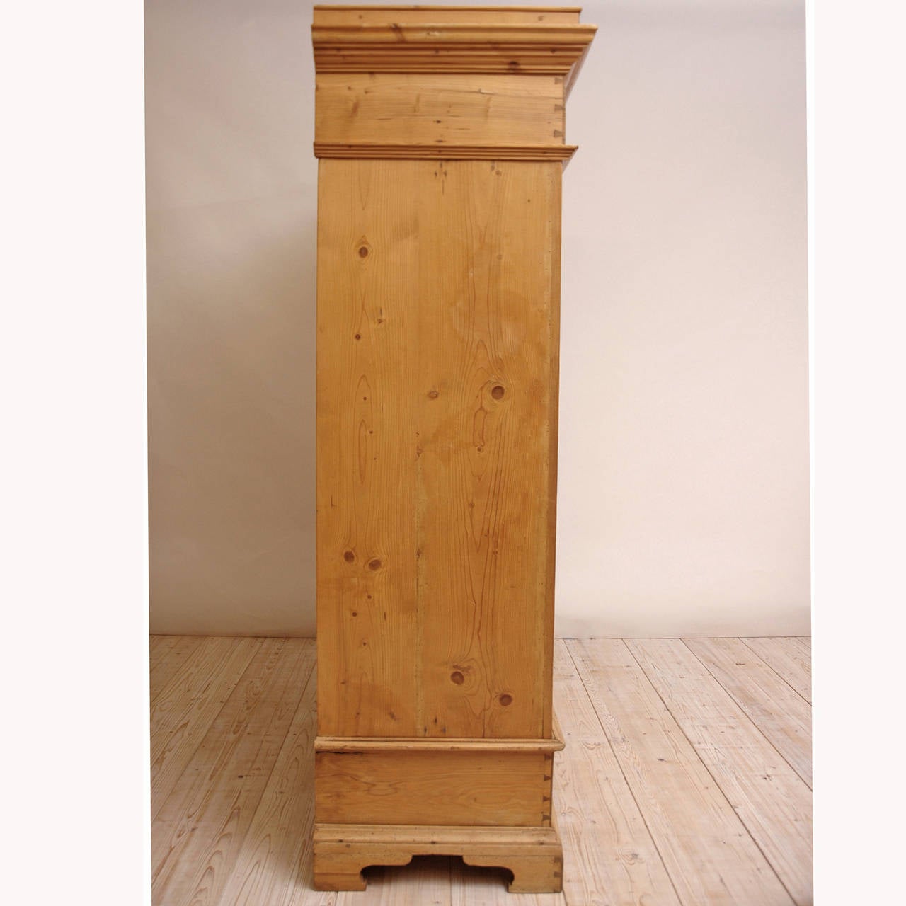 19th Century Neoclassical Pine Armoire, circa early 1800's