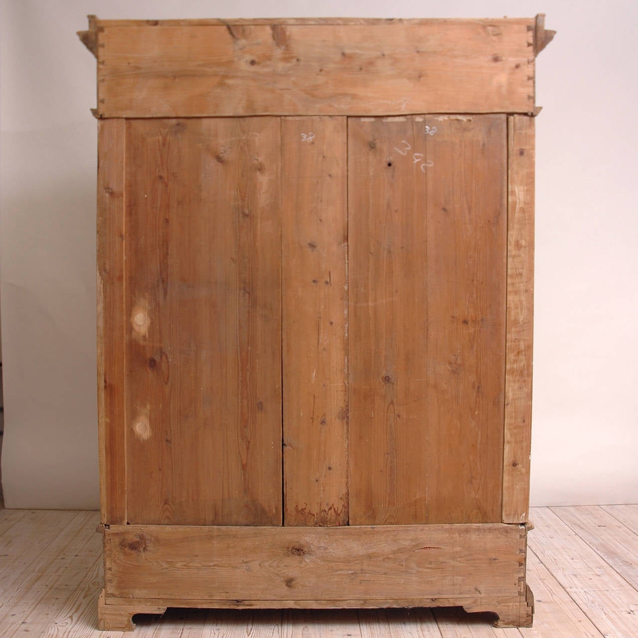 Neoclassical Pine Armoire, circa early 1800's 1