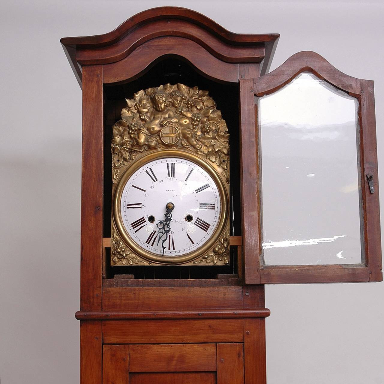19th Century French Country Long Case Clock In Good Condition In Miami, FL
