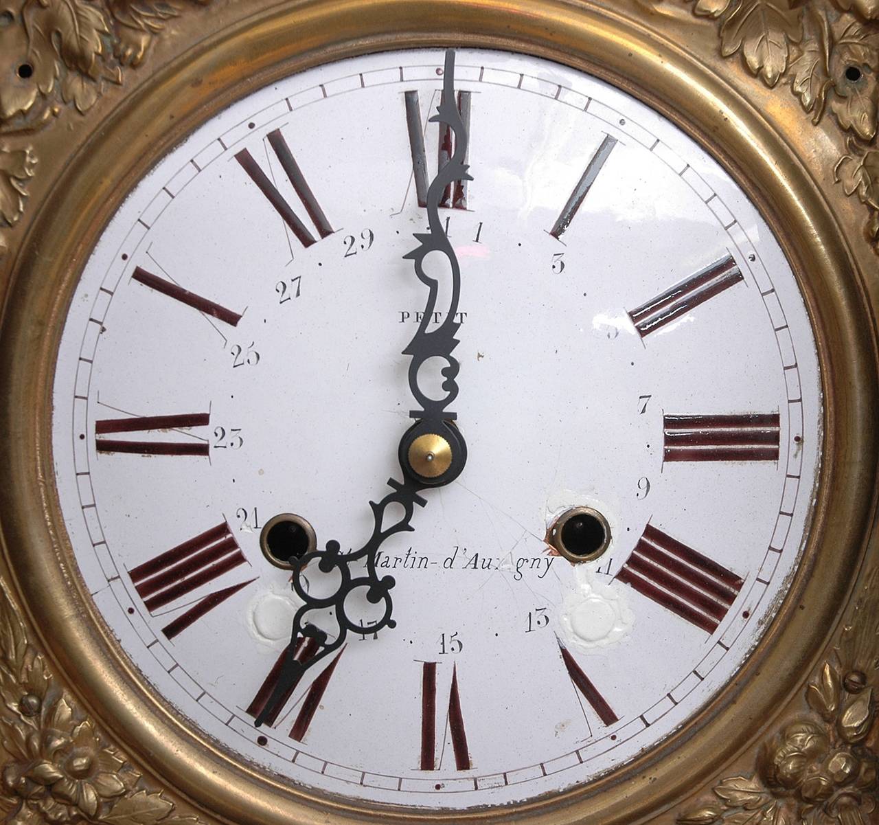 19th Century French Country Long Case Clock 2