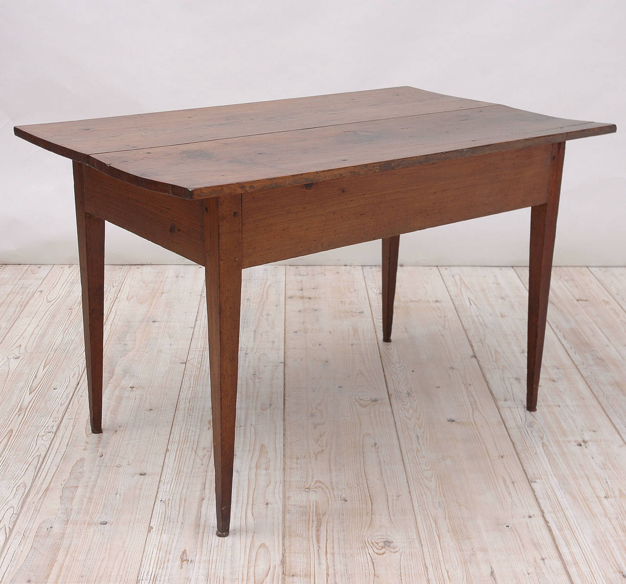 18th Century Country French Pine Table Kitchen Work Table In Good Condition In Miami, FL