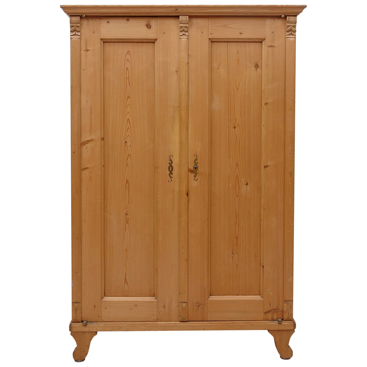 19th Century Austrian Armoire in Pine