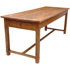 Antique French Refectory Table in Pine, circa 1800