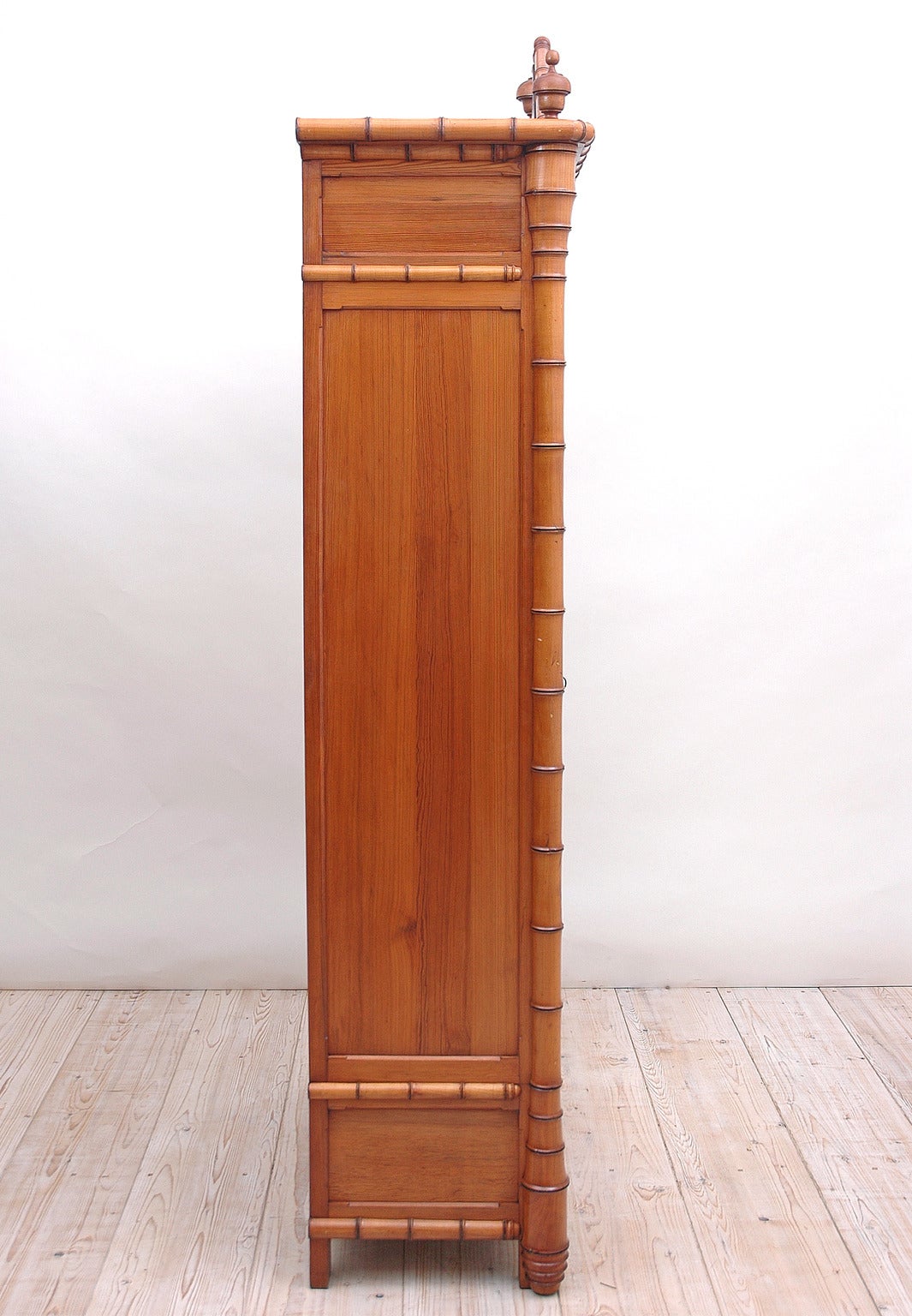 Fine Belle Epoque Faux Bamboo Armoire from France, circa 1890 1