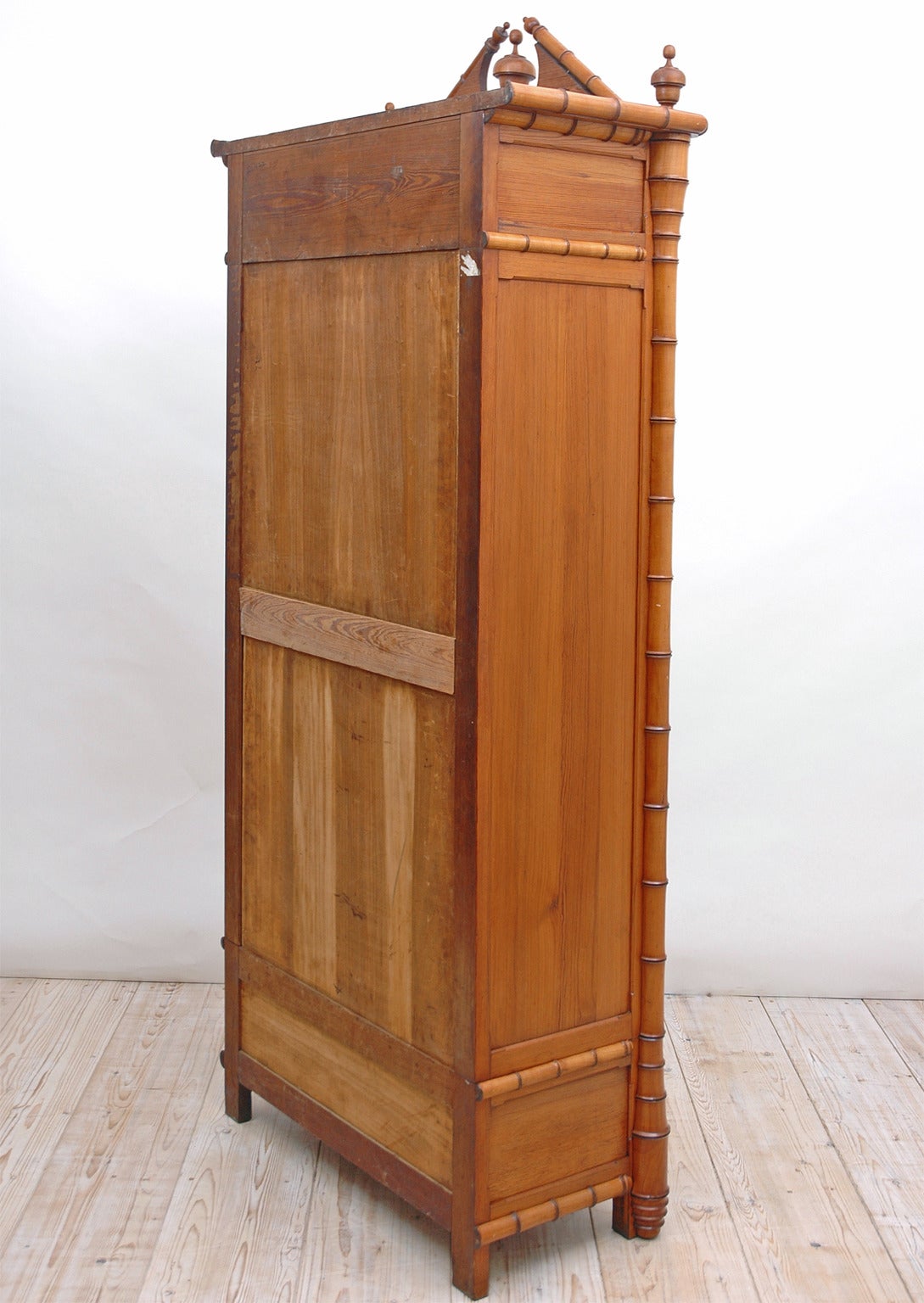 Fine Belle Epoque Faux Bamboo Armoire from France, circa 1890 2
