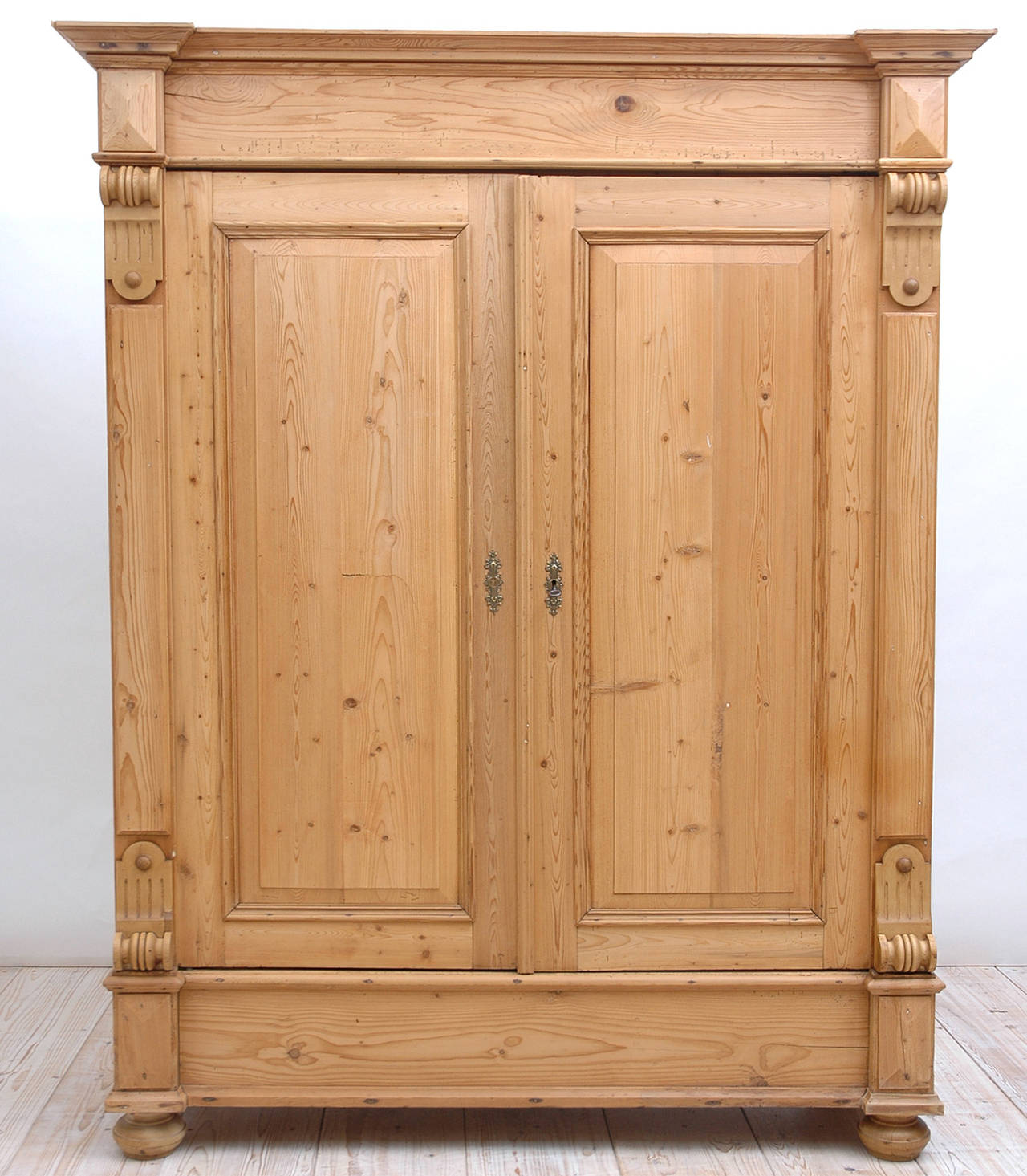 Antique Armoire in Pine from Europe, circa 1880 3