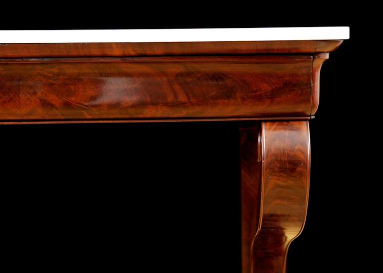 Charles X Console Table, France, circa 1825 In Excellent Condition In Miami, FL