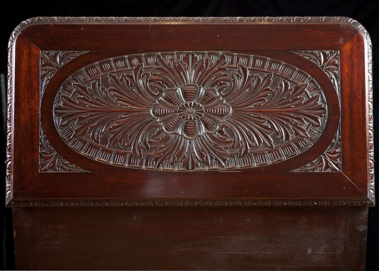 Anglo Caribbean Carved Chest in Mahogany 3
