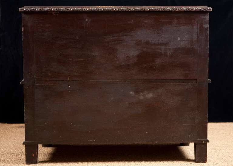 Anglo Caribbean Carved Chest in Mahogany 4