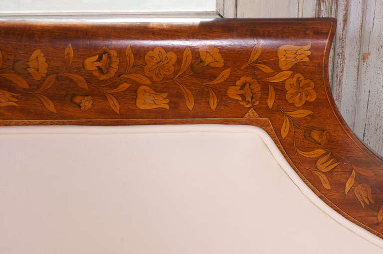 Dutch Marquetry Empire Settee, circa 1825 For Sale 1