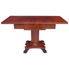 Biedermeier Writing Desk or Sofa Table in Mahogany 5