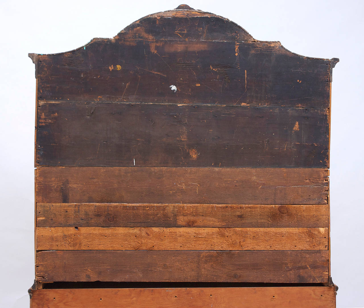 18th Century Pine Bombe Linen Press from Holland 5