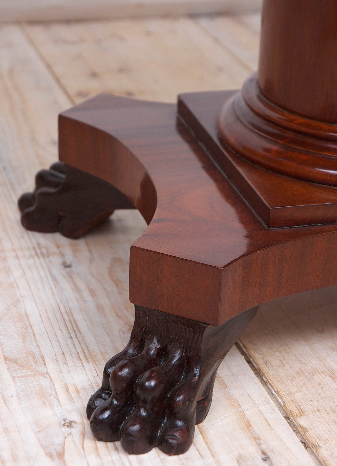 Biedermeier Writing Desk or Sofa Table in Mahogany, Sweden, circa 1840 In Good Condition For Sale In Miami, FL