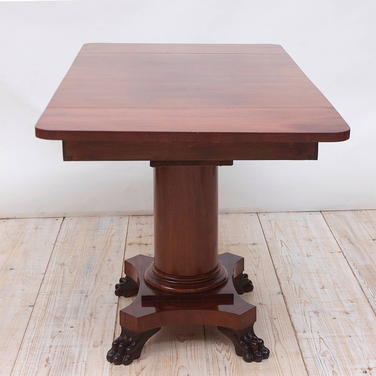 Biedermeier Writing Desk or Sofa Table in Mahogany, Sweden, circa 1840 For Sale 1