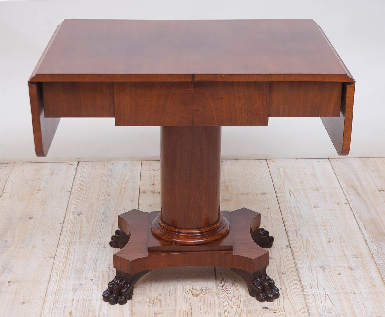 Biedermeier Writing Desk or Sofa Table in Mahogany, Sweden, circa 1840 For Sale 2