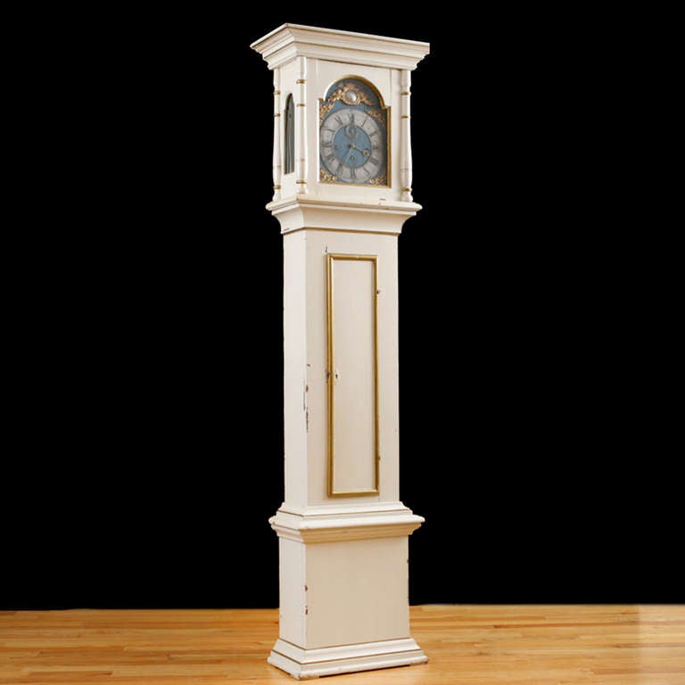 18th Century Danish Tall Case Clock, circa 1750