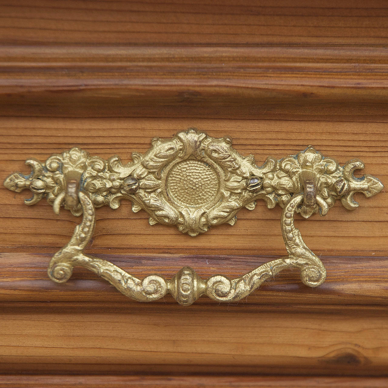 European Pine Chest of Drawers with Columns, circa 1880