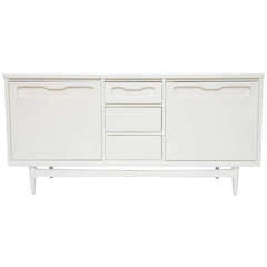 Mid Century Floating Lacquered Credenza