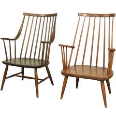 Fifties Almost Matching Set of Pastoe Windsor Relax Chairs