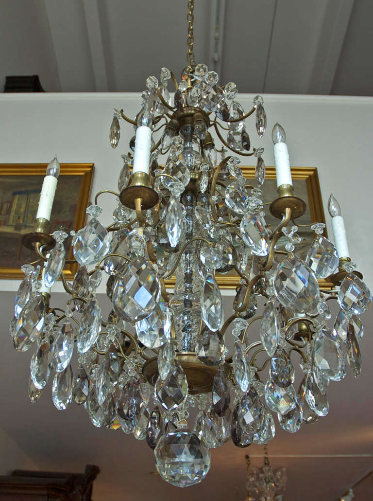 swedish crystal chandelier