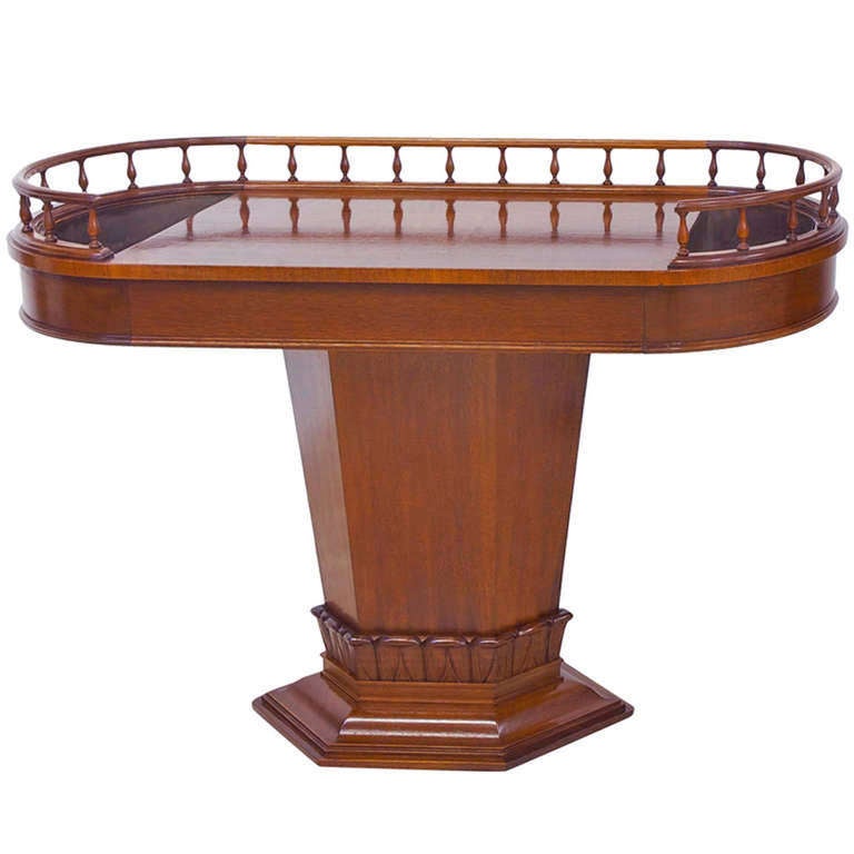 Art Deco Bar in Mahogany circa 1920 at 1stDibs