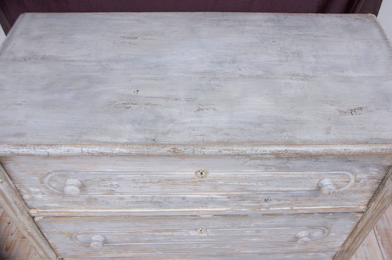 Pine Painted 19th Century Austrian Chest of Drawers