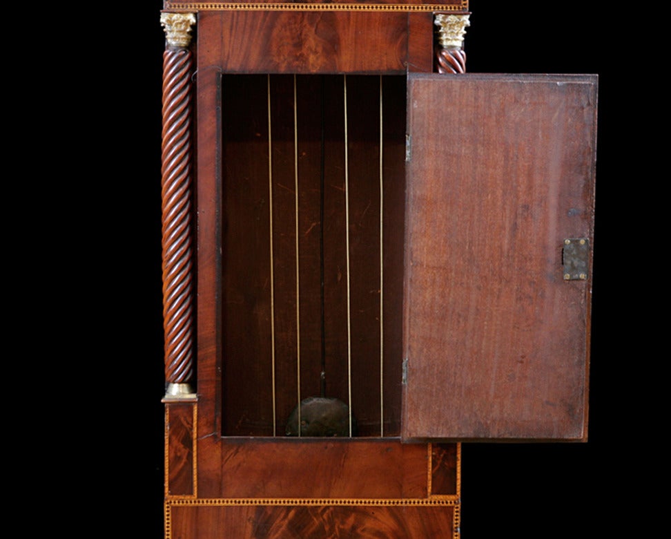 Tall Case Grandfather Clock by Nathaniel Edgecombe, Bristol, England, circa 1835 3