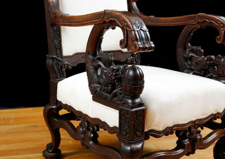 chinese dragon chair for sale