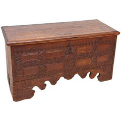 17th Century Renaissance Oak Chest