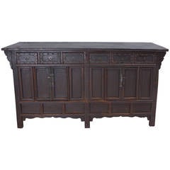19th Century Chinese Coffer Sideboard