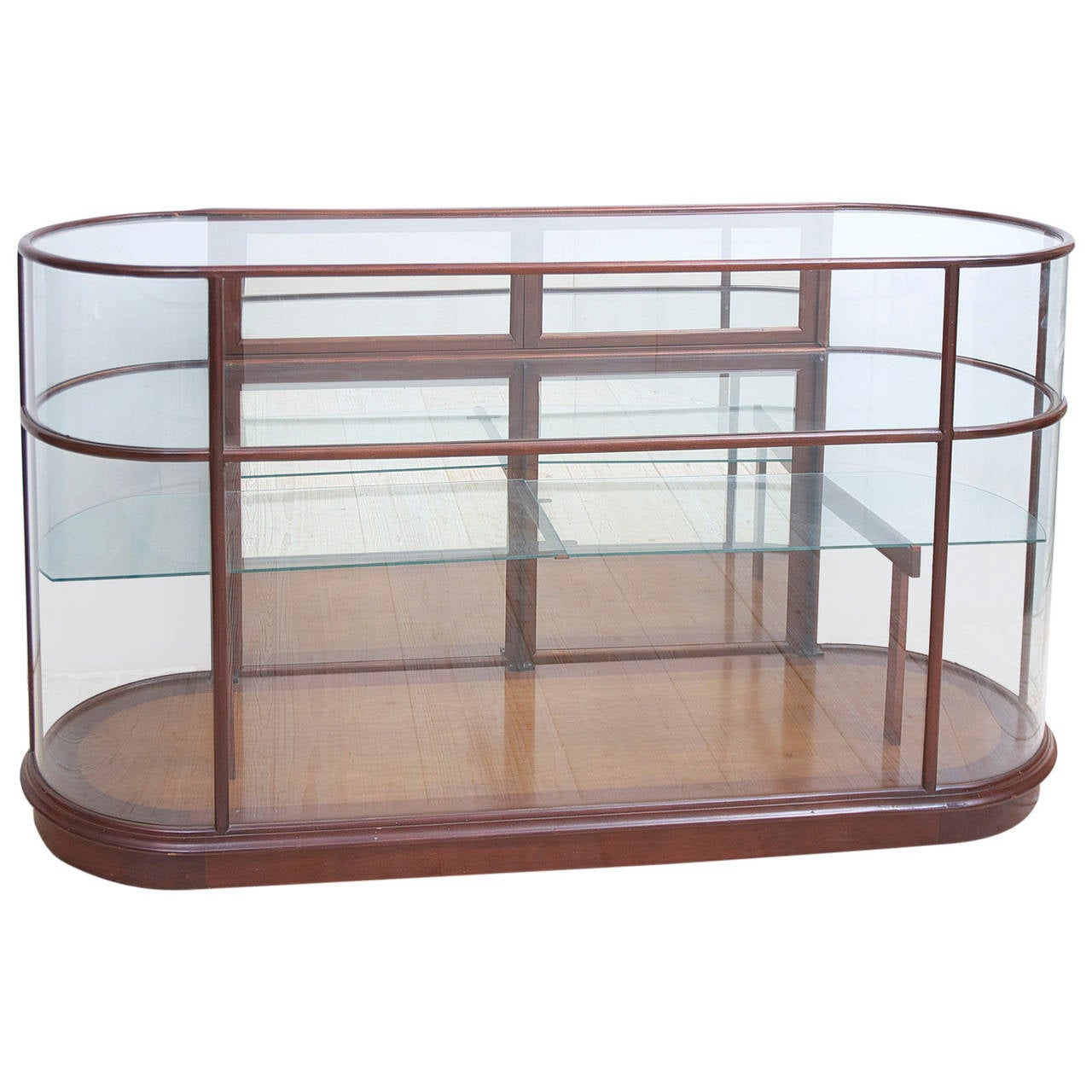 Mid Century Gl Display Cabinet At 1stdibs Mid Century Gl Display Cabinet For