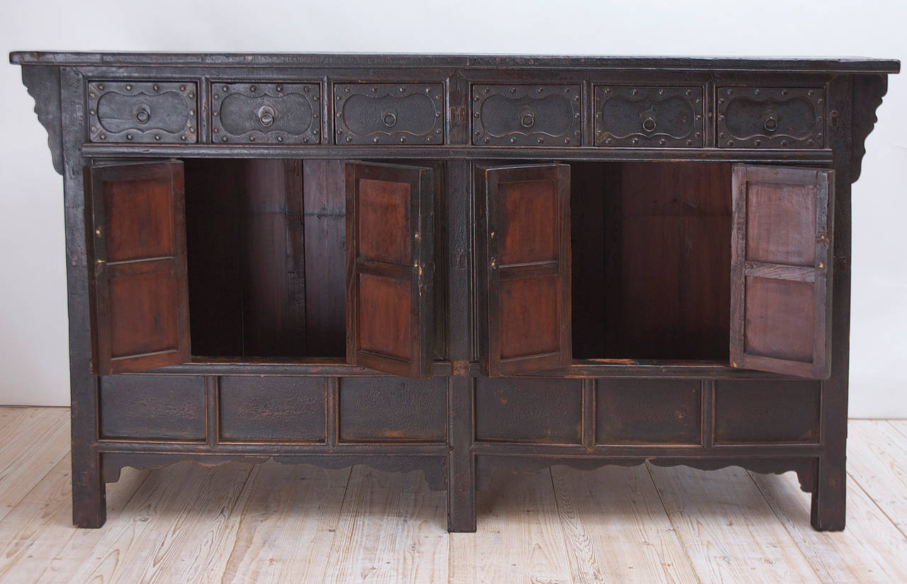 Qing 19th Century Chinese Coffer Sideboard
