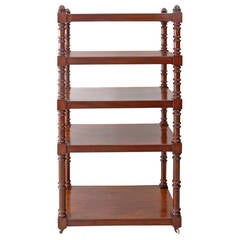 English Dumbwaiter in Mahogany, circa 1860 11