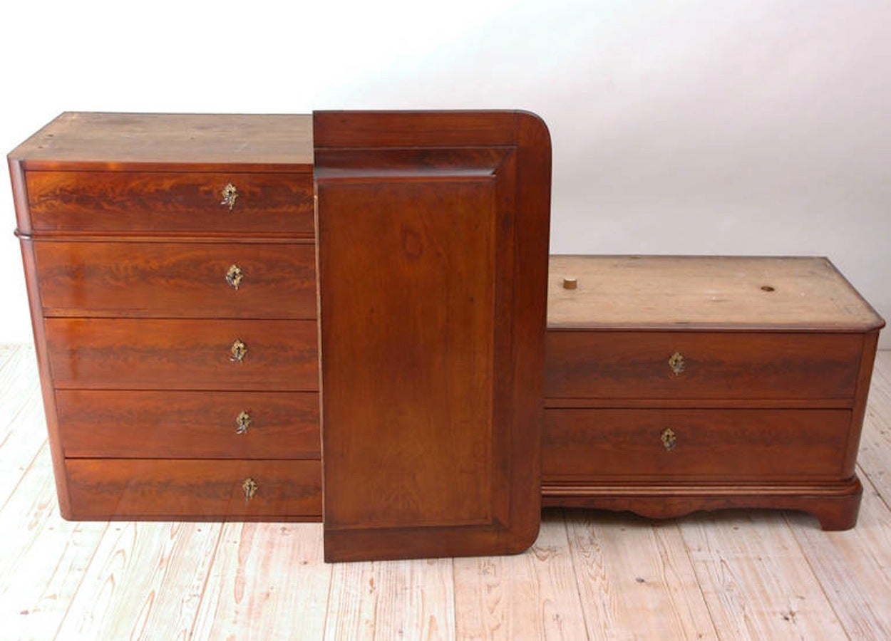 Tall Chest of Drawers in Mahogany, Northern Europe, circa 1850 2