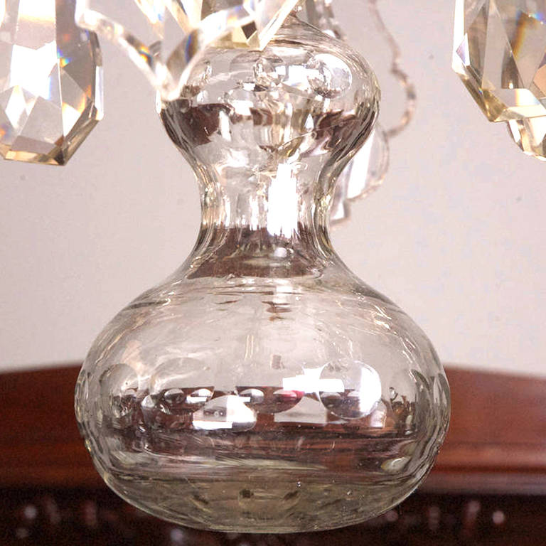 Swedish Rococo Style Crystal Chandelier with Six Lights 2