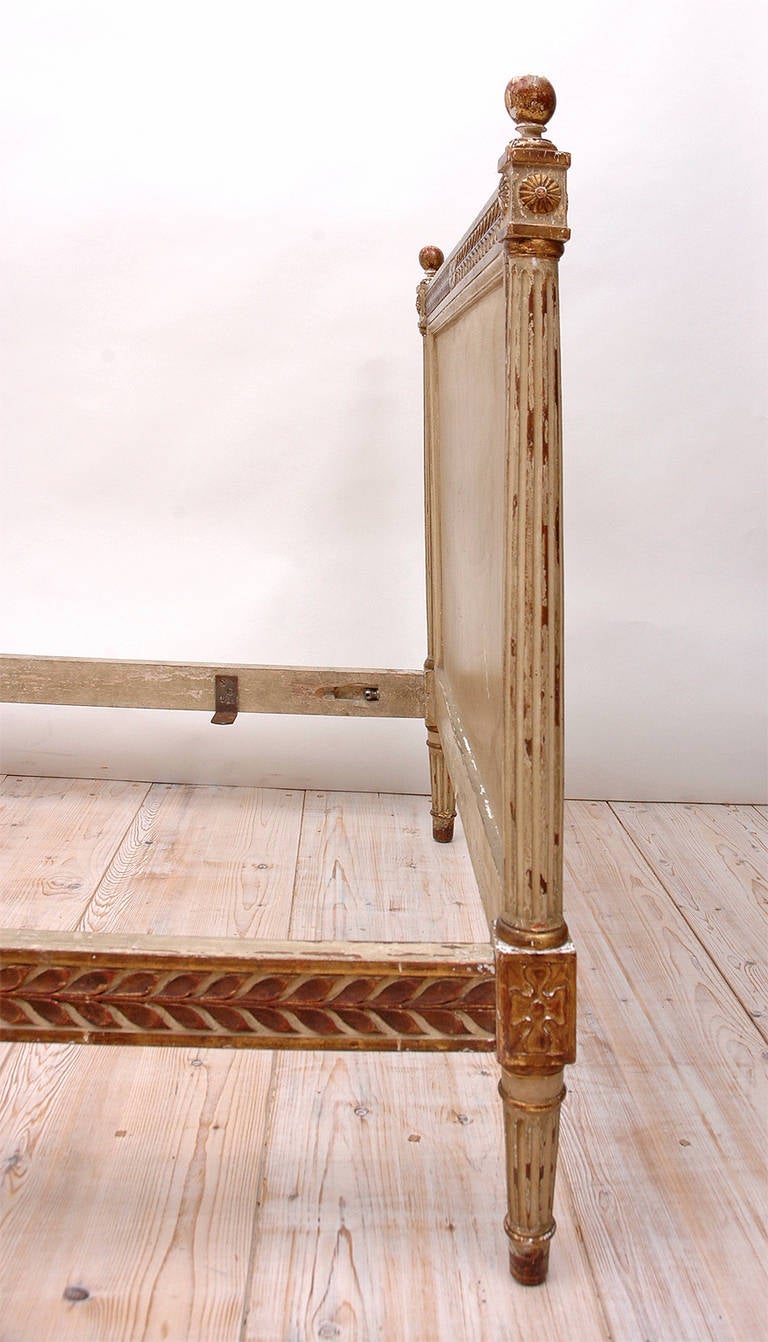 Louis XVI Style Twin Bed, circa 1920 4