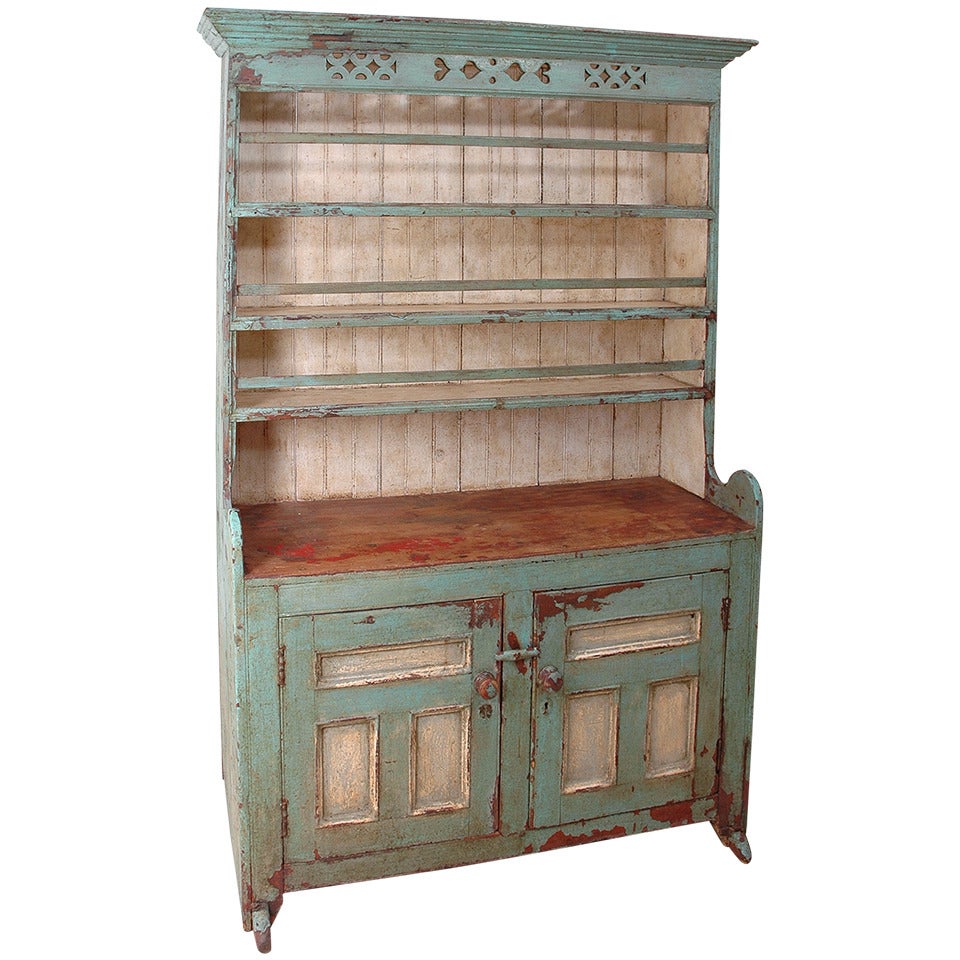 English Pewter Cupboard, circa 1820