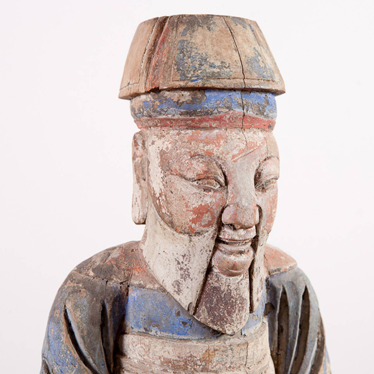 Qing 18th Century Chinese Ancestral Sculpture