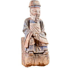 18th Century Chinese Ancestral Sculpture 5