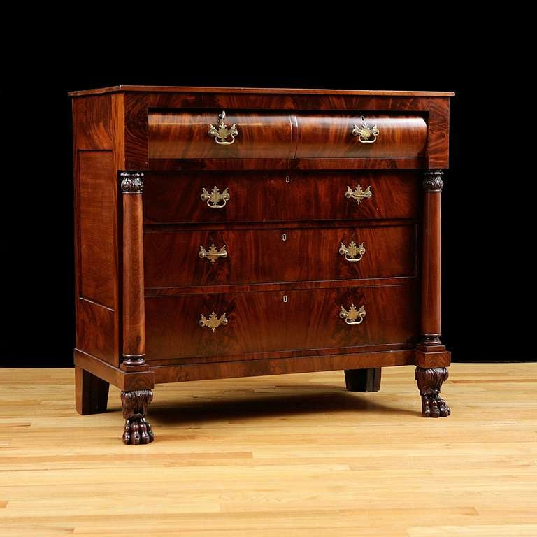 American Federal and Empire antiques from mid and north Atlantic seaboard cities such as Boston, New York, Philadelphia and Baltimore can be really well crafted and beautiful examples of cabinetry in the world market from 1810-1840. We try and find