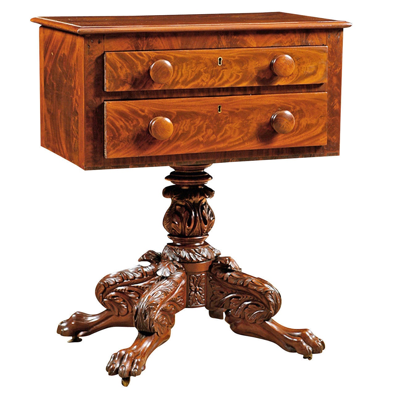 American Empire Work Table in Mahogany, circa 1825 For ...