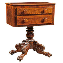 American Empire Work Table in Mahogany, circa 1825 8