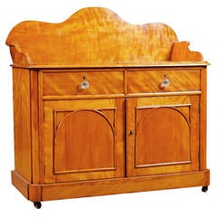 Used English Washstand in Satinwood, c. 1850