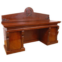French Charles X Sideboard in Mahogany, circa 1830