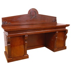 Aparador francés Charles X de caoba, hacia 1825