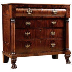 Antique Neoclassical Federal Chest of Drawers from Philadelphia, American, circa 1815