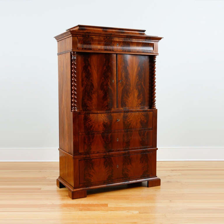 Liquor Cabinet In Cuban Mahogany, Northern Europe, c. 1840