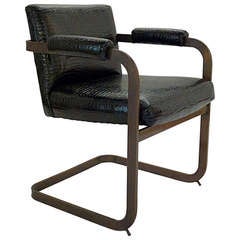Milo Baughman Cantilever Arm Chair